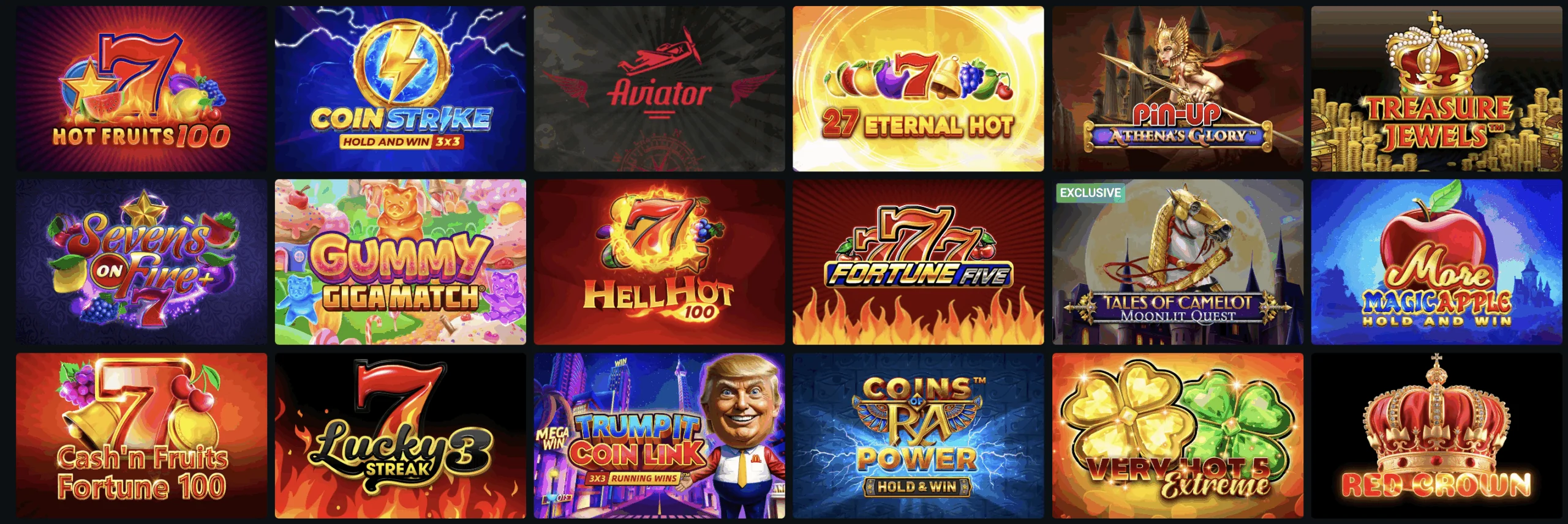 PinUp casino Nigeria Games